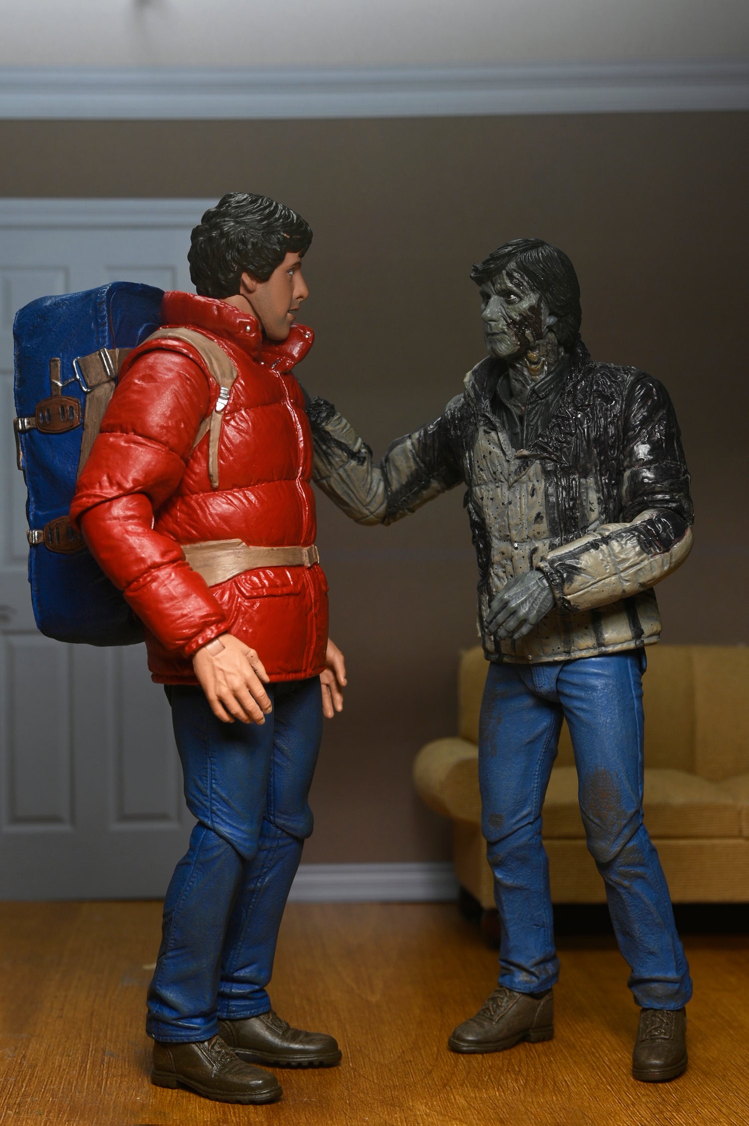 AN AMERICAN WEREWOLF IN LONDON - JACK AND DAVID 2 PACK - 7&quot; SCALE ACTION FIGURES