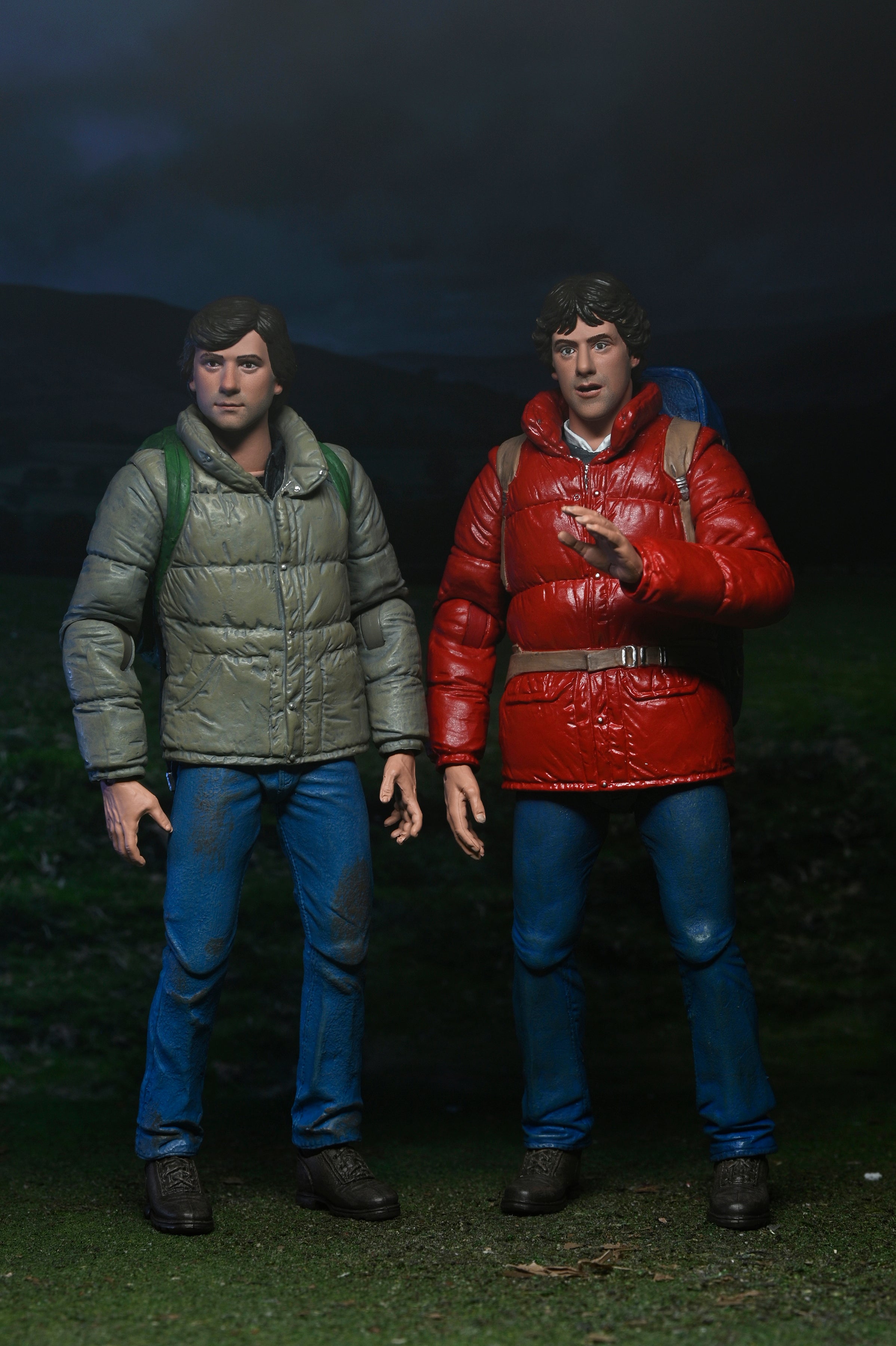 AN AMERICAN WEREWOLF IN LONDON - JACK AND DAVID 2 PACK - 7&quot; SCALE ACTION FIGURES