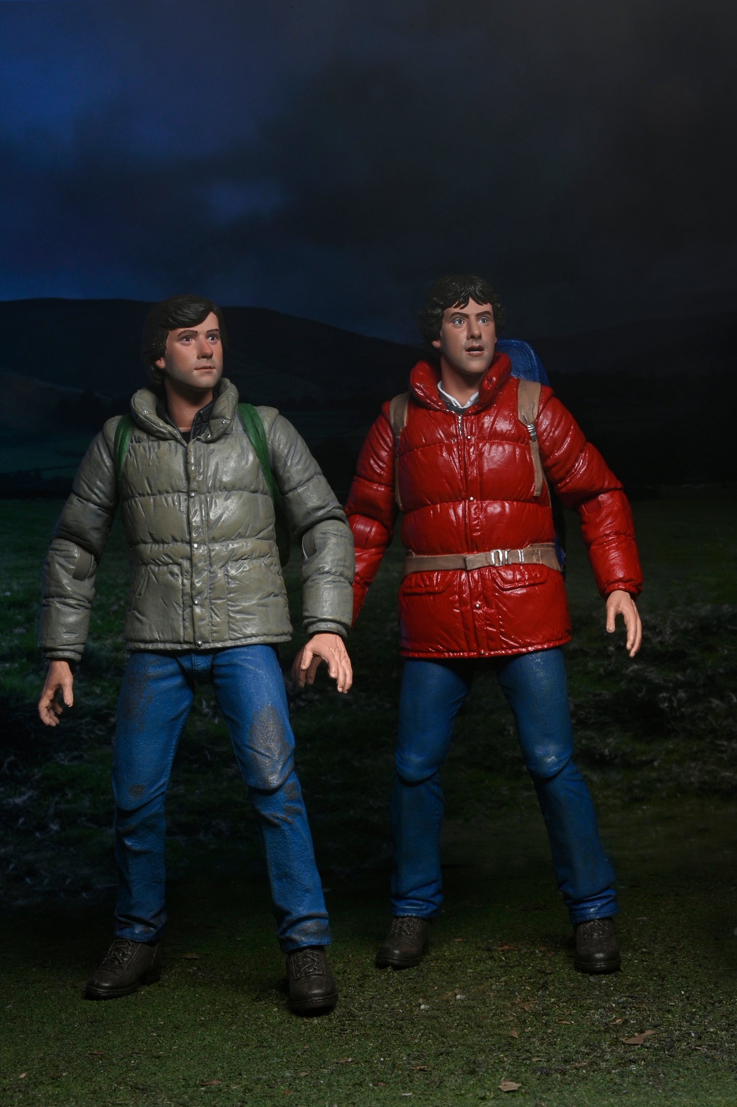 AN AMERICAN WEREWOLF IN LONDON - JACK AND DAVID 2 PACK - 7&quot; SCALE ACTION FIGURES