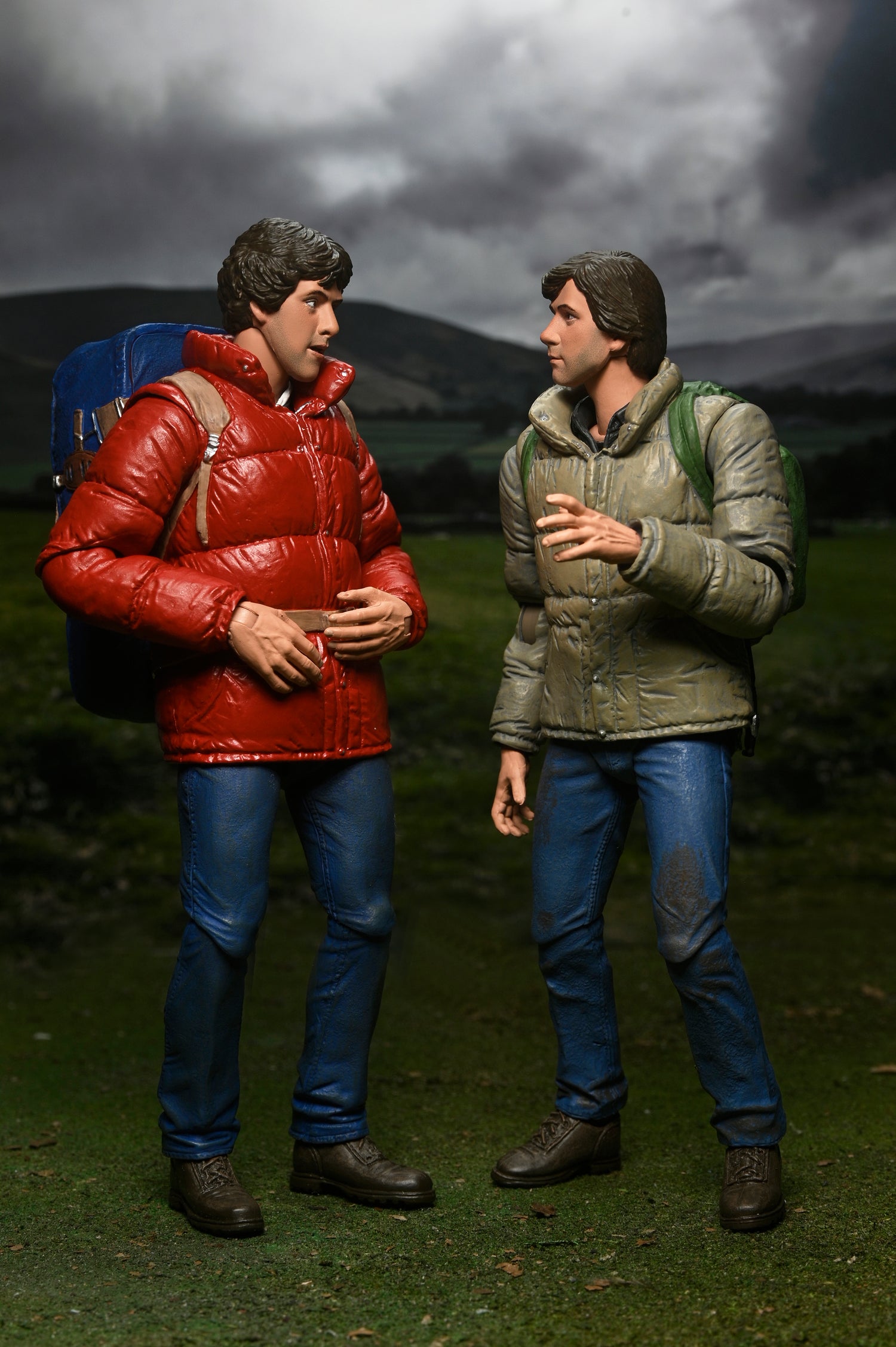 AN AMERICAN WEREWOLF IN LONDON - JACK AND DAVID 2 PACK - 7&quot; SCALE ACTION FIGURES