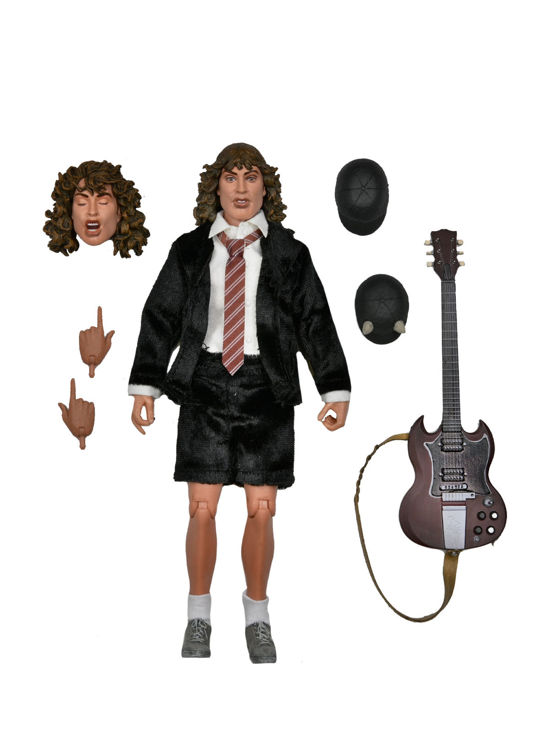 BUY AC/DC - ANGUS YOUNG HIGHWAY TO HELL 8" CLOTHED ACTION FIGURE | NECA ONLINE AU
