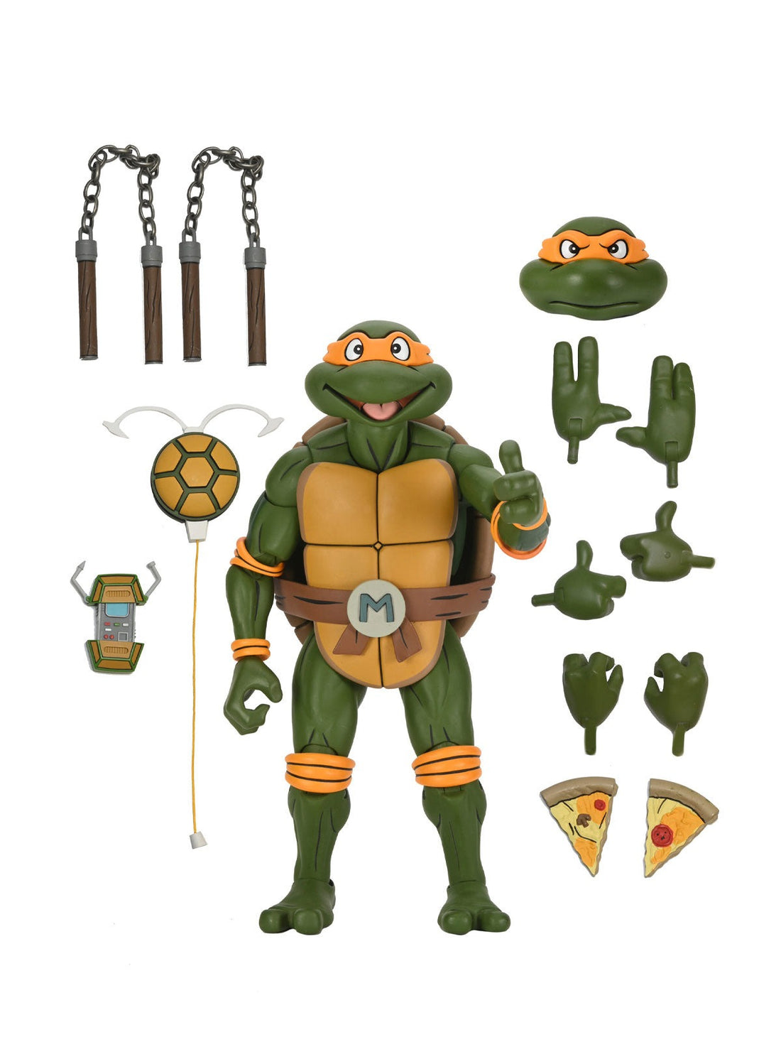 BUY TMNT - MICHELANGELO GIANT SIZE 1/4 SCALE ACTION FIGURE | NECA ONLINE AU