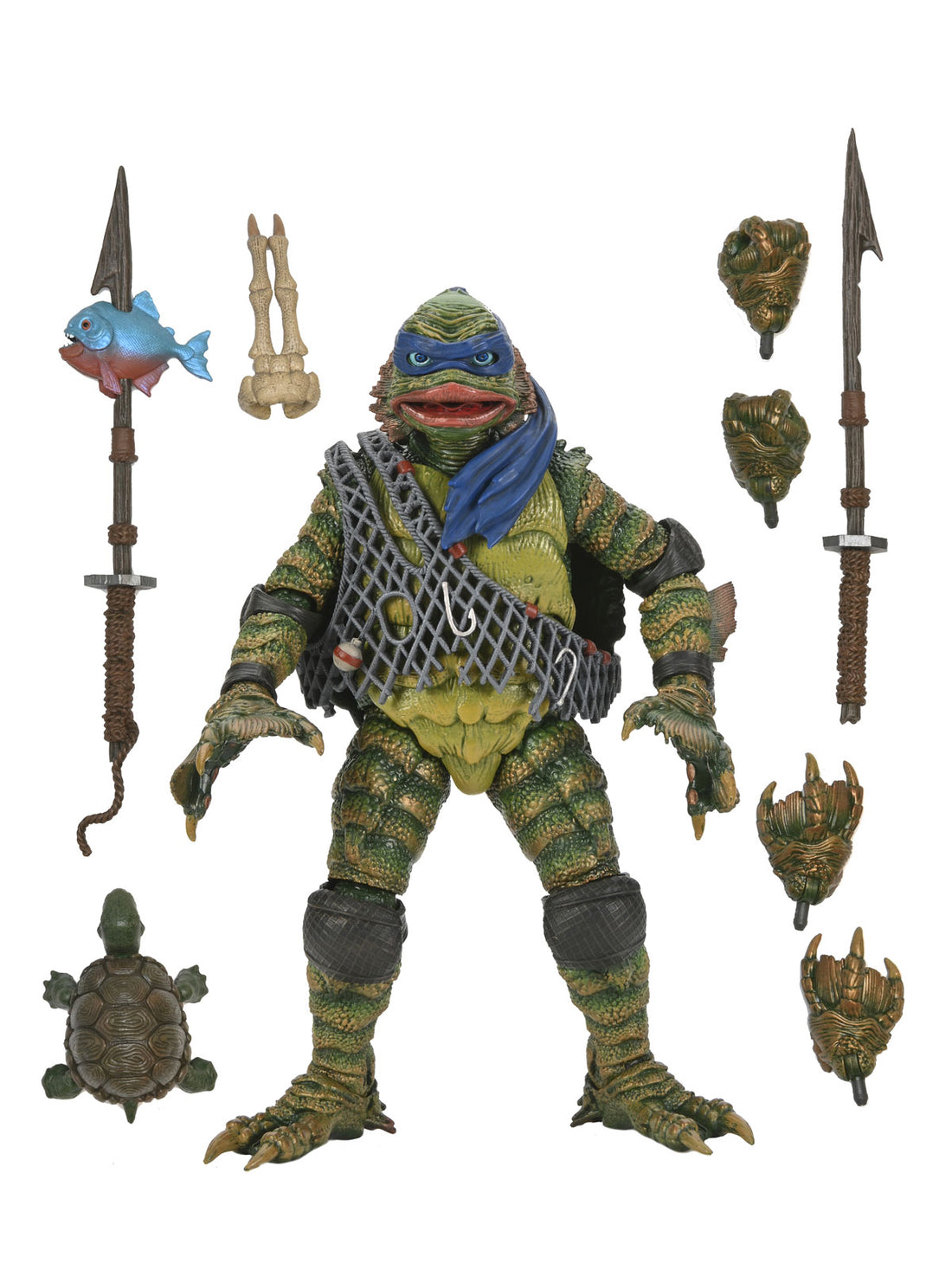 BUY NOW TMNT - LEONARDO AS THE CREATURE - UNIVERSAL MONSTERS 7" ACTION FIGURE | NECA ONLINE