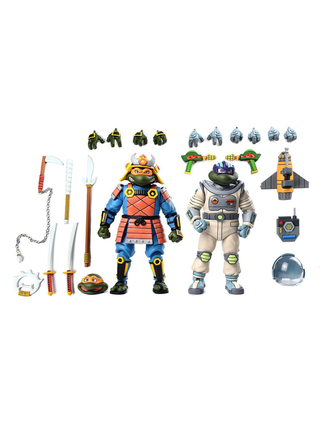 BUY NOW - TMNT SPACE ADVENTURE & SAMURAI TURTLES - 2 PACK - 7" SCALE ACTION FIGURES | NECA ONLINE AU