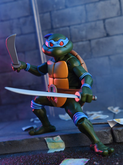 BUY NOW - TMNT ULTIMATE LEONARDO (VHS) 7&quot; SCALE ACTION FIGURE | NECA ONLINE AU 