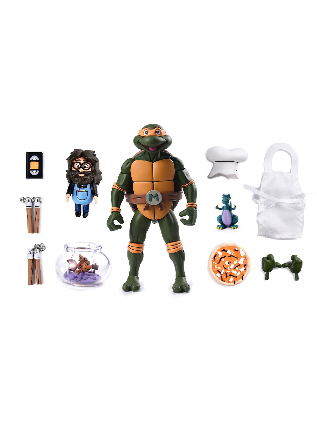 BUY NOW - TMNT ULTIMATE MICHELANGELO (VHS) 7" SCALE ACTION FIGURE | NECA ONLINE AU