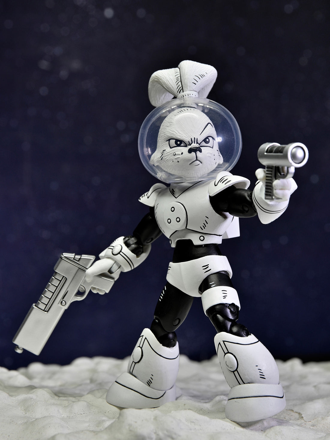 BUY NOW - SPACE USAGI YOJIMBO BLACK &amp; WHITE - 7&quot; SCALE ACTION FIGURE | NECAONLINE AU 