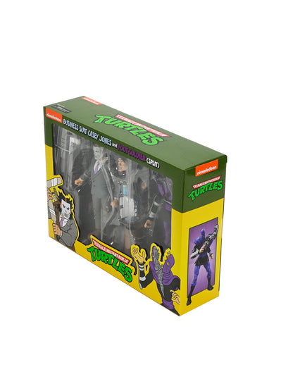 BUY NOW - TMNT BUSINESS SUIT CASEY JONES &amp; SPLIT FOOT SOLDIER - 2 PACK - 7&quot; SCALE ACTION FIGURES | NECA ONLINE AU