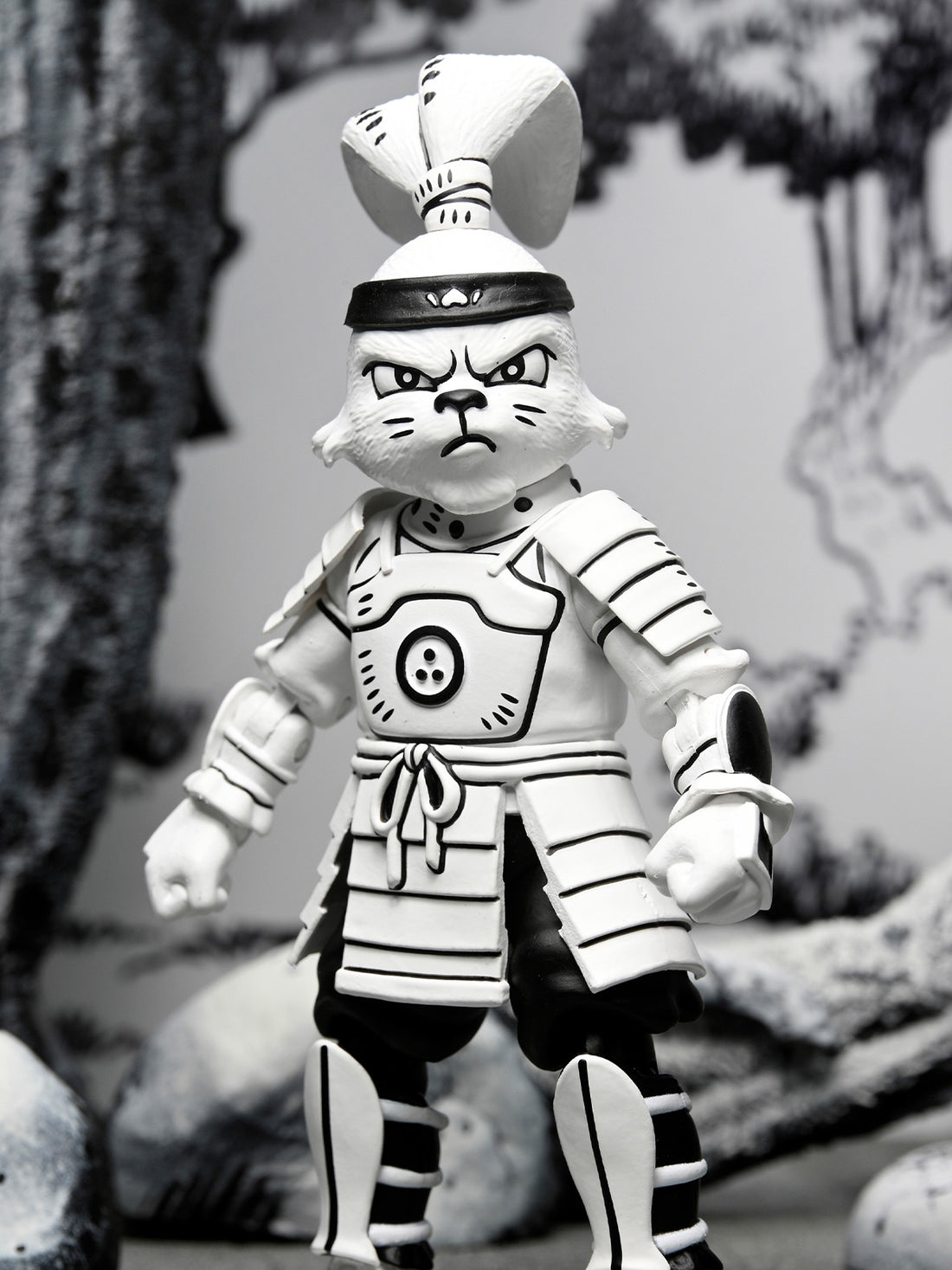 BUY NOW - SAMURAI USAGI YOJIMBO BLACK &amp; WHITE - 7&quot; SCALE ACTION FIGURE | NECAONLINE AU 