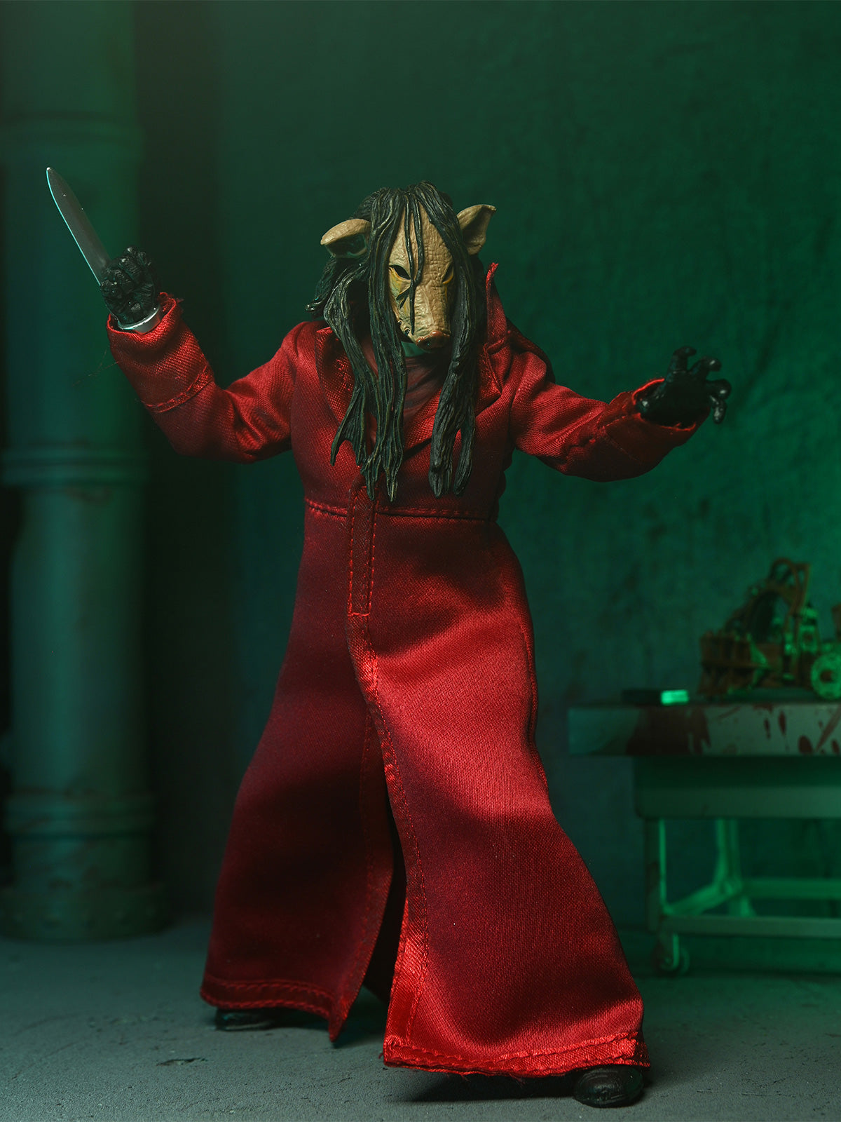 BUY NOW - SAW - ULTIMATE JIGSAW KILLER (RED ROBE) - 7&quot; SCALE ACTION FIGURE | NECAONLINE AU 