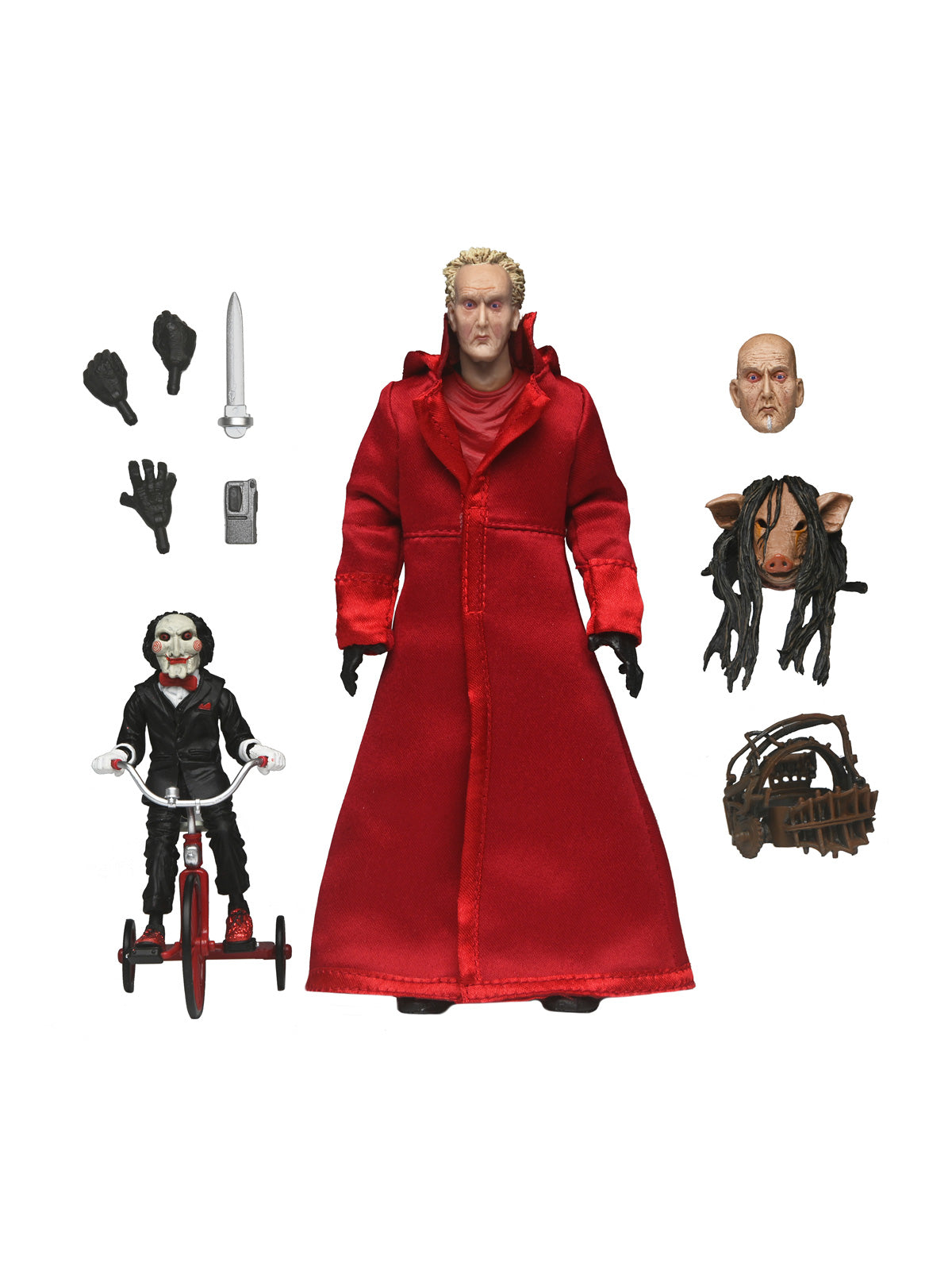 BUY NOW - SAW - ULTIMATE JIGSAW KILLER (RED ROBE) - 7&quot; SCALE ACTION FIGURE | NECAONLINE AU