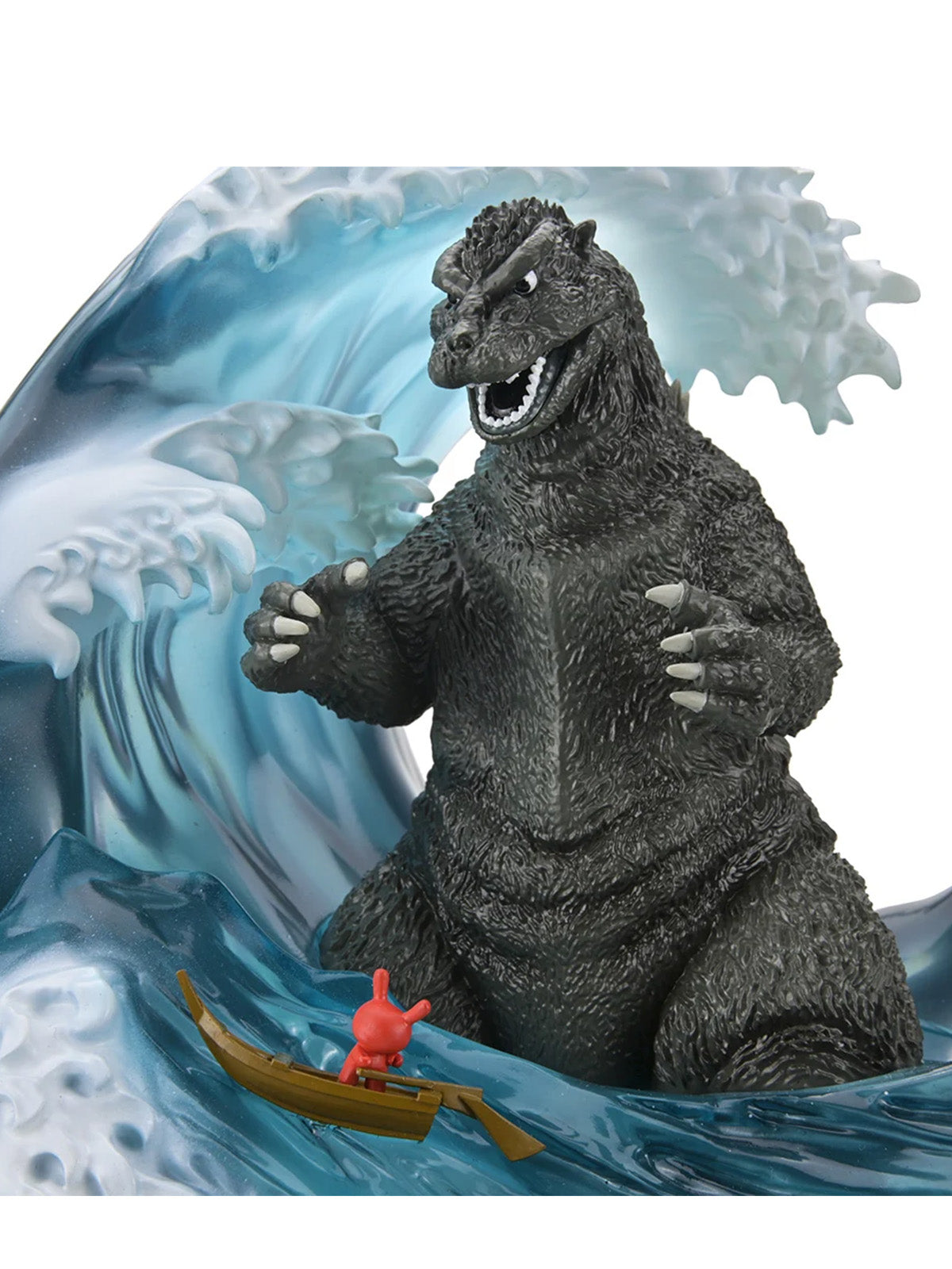 BUY NOW - GODZILLA IN WAVE WITH DUNNY – 8″ RESIN ART FIGURINE (LIMITED EDITION) | NECAONLINE.COM.AU
