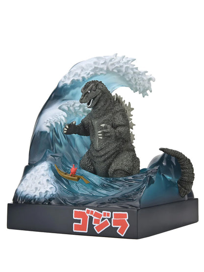 BUY NOW - GODZILLA IN WAVE WITH DUNNY – 8″ RESIN ART FIGURINE (LIMITED EDITION) | NECAONLINE.COM.AU