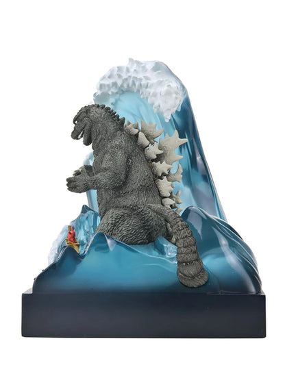 BUY NOW - GODZILLA IN WAVE WITH DUNNY – 8″ RESIN ART FIGURINE (LIMITED EDITION) | NECAONLINE.COM.AU
