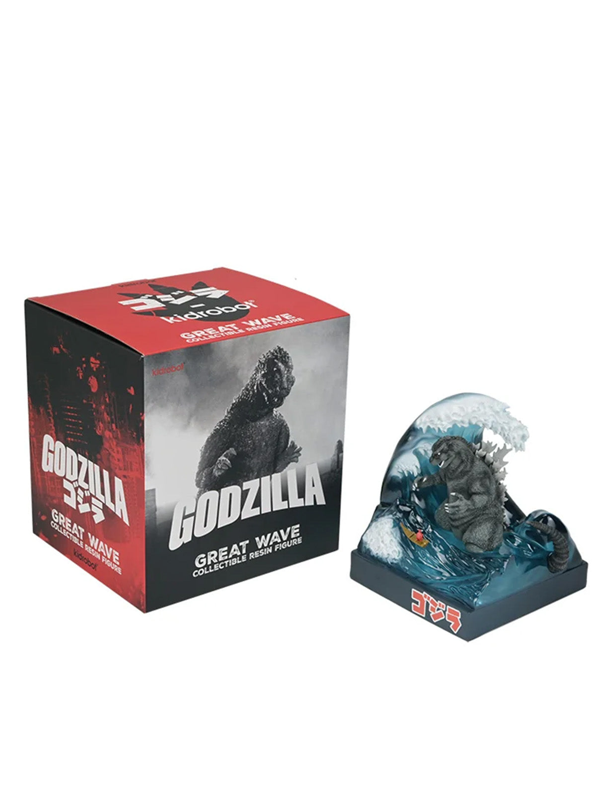 BUY NOW - GODZILLA IN WAVE WITH DUNNY – 8″ RESIN ART FIGURINE (LIMITED EDITION) | NECAONLINE.COM.AU