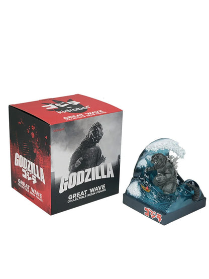 BUY NOW - GODZILLA IN WAVE WITH DUNNY – 8″ RESIN ART FIGURINE (LIMITED EDITION) | NECAONLINE.COM.AU