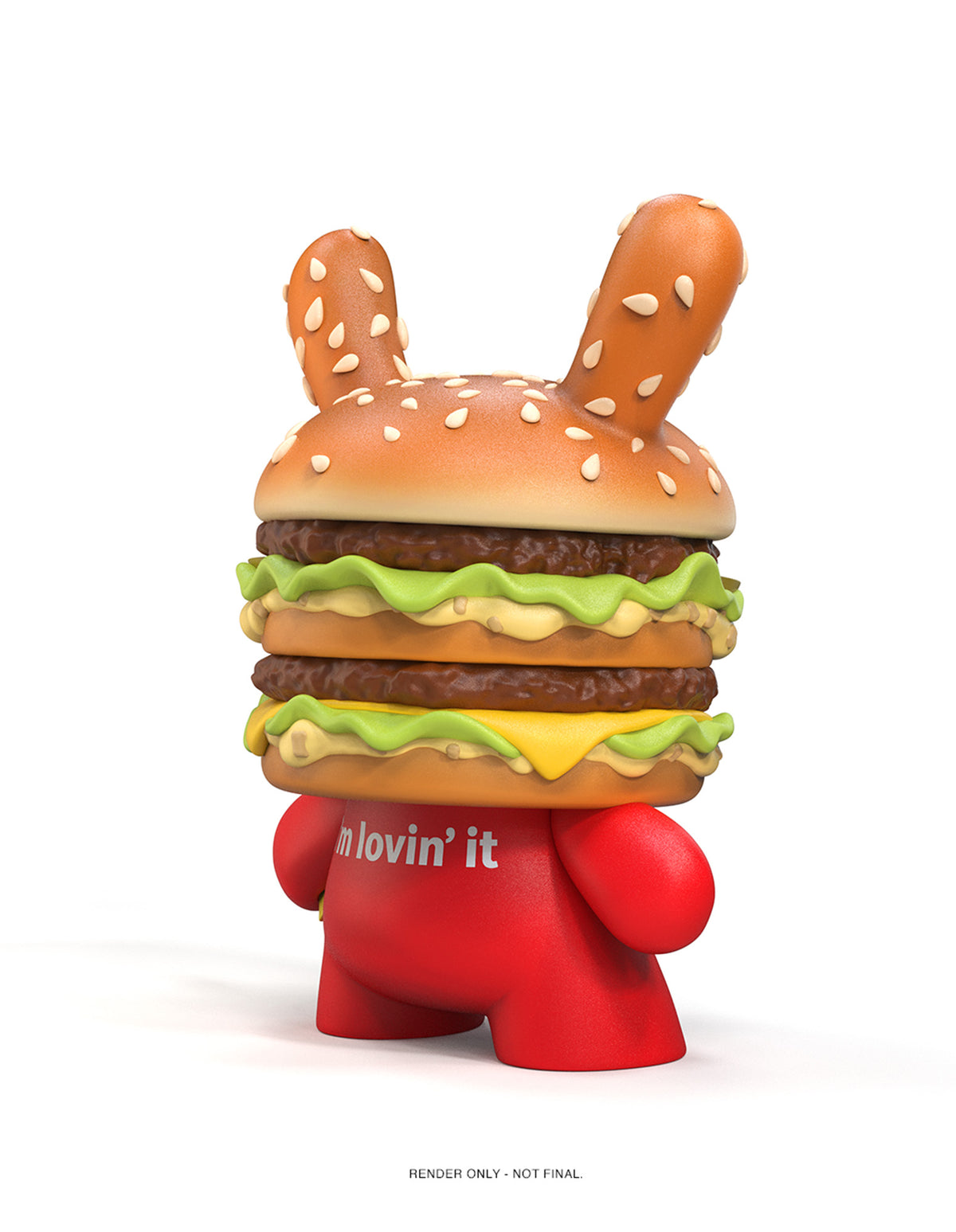 BUY NOW - MCDONALDS BIG MAC 8″ VINYL DUNNY ART FIGURINE | NECAONLINE.COM.AU