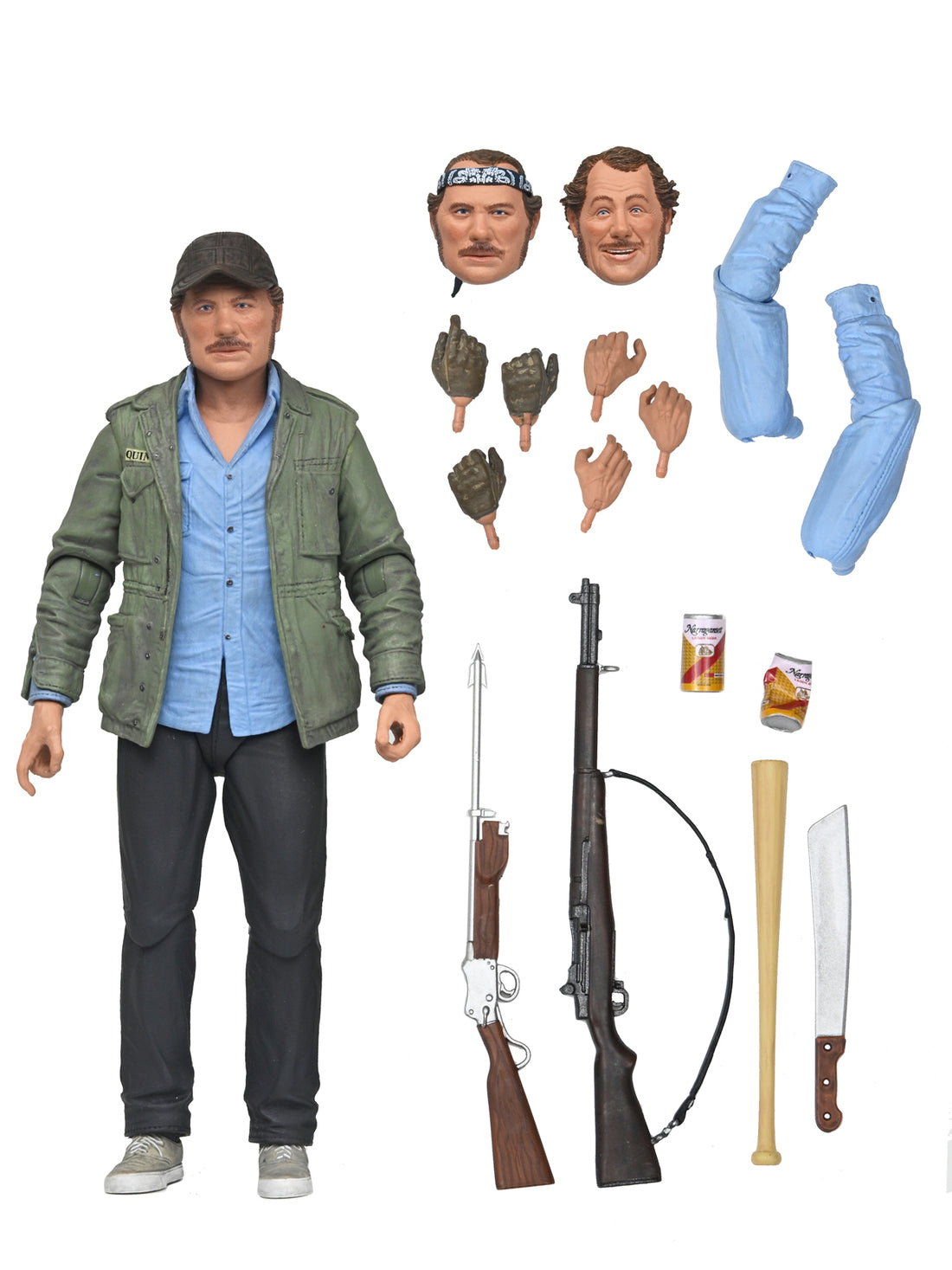 BUY NOW - JAWS SAM QUINT ULTIMATE 50TH ANNIVERSARY 7″ SCALE ACTION FIGURE| NECAONLINE.COM.AU