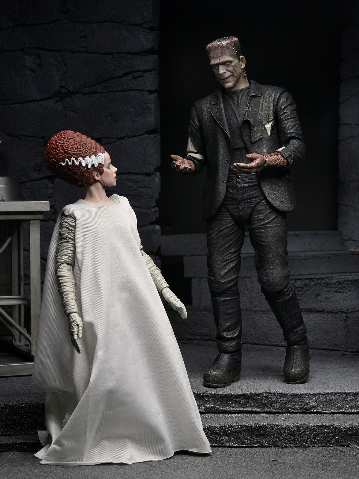 BUY NOW - UNIVERSAL MONSTERS X BRIDE OF FRANKENSTEIN 90TH ANNIVERSARY: THE MONSTER &amp; HIS MATE 2PK 7&quot; FIGURES | NECAONLINE.COM.AU