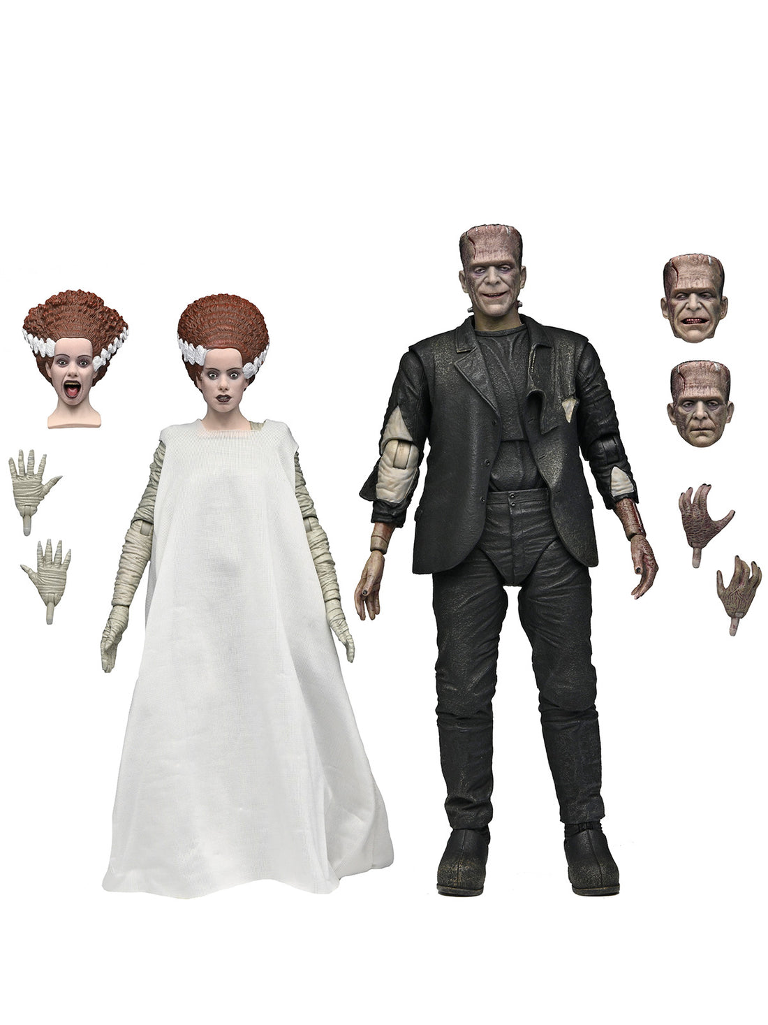 BUY NOW - UNIVERSAL MONSTERS X BRIDE OF FRANKENSTEIN 90TH ANNIVERSARY: THE MONSTER & HIS MATE 2PK 7" FIGURES | NECAONLINE.COM.AU