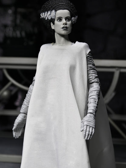 BUY NOW - UNIVERSAL MONSTERS X BRIDE OF FRANKENSTEIN 90TH ANN. THE MONSTER &amp; HIS MATE 2PK 7″ FIGURES (B&amp;W) | NECAONLINE.COM.AU