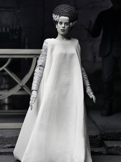 BUY NOW - UNIVERSAL MONSTERS X BRIDE OF FRANKENSTEIN 90TH ANN. THE MONSTER &amp; HIS MATE 2PK 7″ FIGURES (B&amp;W) | NECAONLINE.COM.AU