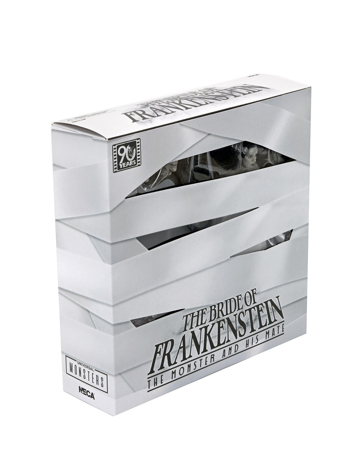 BUY NOW - UNIVERSAL MONSTERS X BRIDE OF FRANKENSTEIN 90TH ANN. THE MONSTER &amp; HIS MATE 2PK 7″ FIGURES (B&amp;W) | NECAONLINE.COM.AU