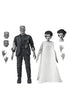 BUY NOW - UNIVERSAL MONSTERS X BRIDE OF FRANKENSTEIN 90TH ANN. THE MONSTER & HIS MATE 2PK 7″ FIGURES (B&W) | NECAONLINE.COM.AU