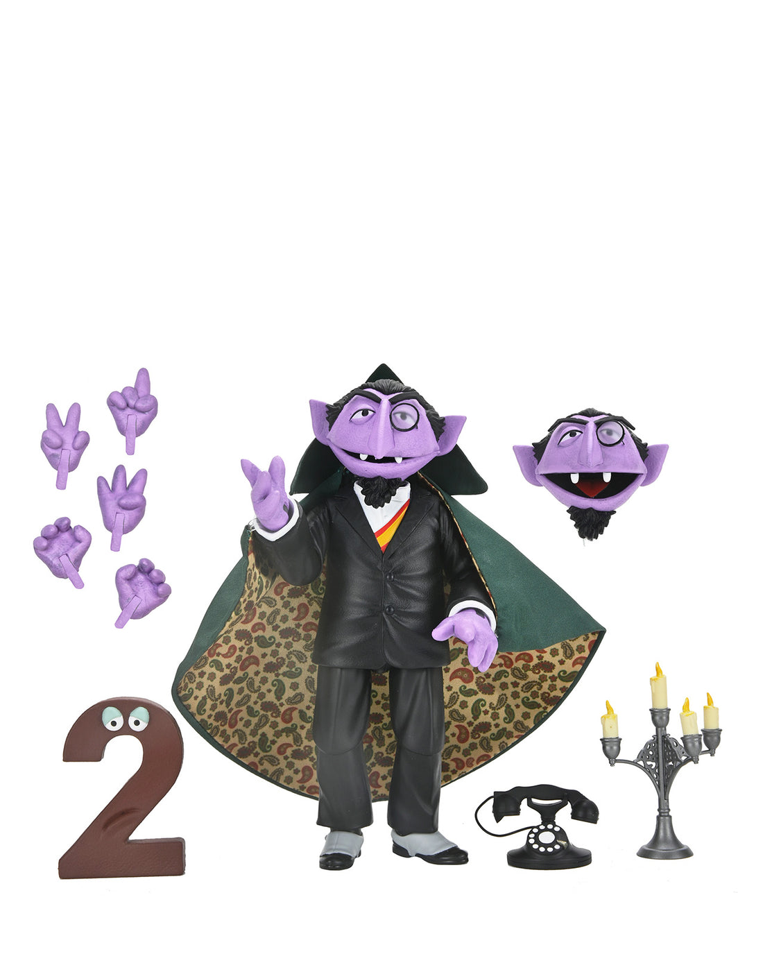 BUY NOW - SESAME STREET - ULTIMATE THE COUNT 7" SCALE ACTION FIGURE |NECAONLINE.COM.AU