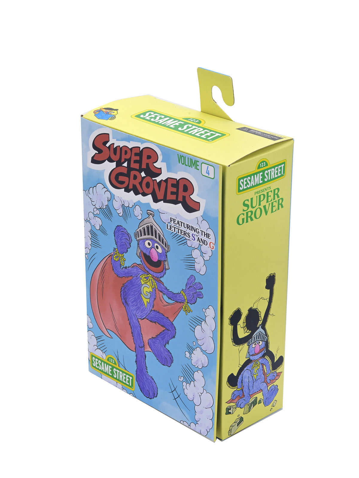 BUY NOW - SESAME STREET – ULTIMATE SUPER GROVER – 7″ SCALE ACTION FIGURE | NECAONLINE.COM.AU