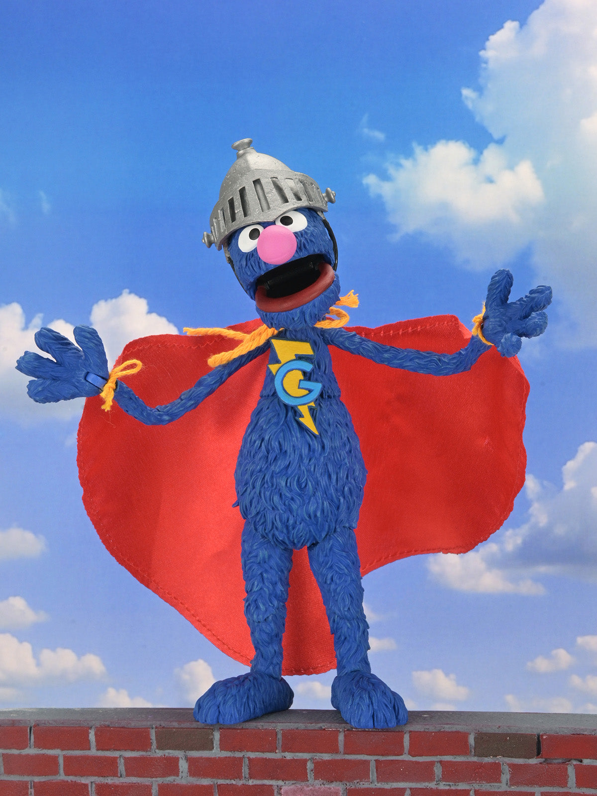 BUY NOW - SESAME STREET – ULTIMATE SUPER GROVER – 7″ SCALE ACTION FIGURE | NECAONLINE.COM.AU