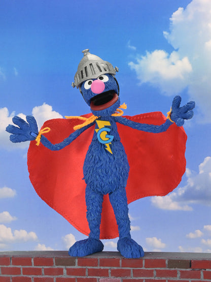 BUY NOW - SESAME STREET – ULTIMATE SUPER GROVER – 7″ SCALE ACTION FIGURE | NECAONLINE.COM.AU