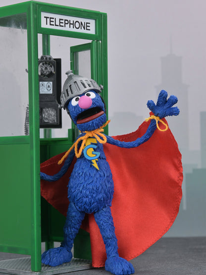 BUY NOW - SESAME STREET – ULTIMATE SUPER GROVER – 7″ SCALE ACTION FIGURE | NECAONLINE.COM.AU