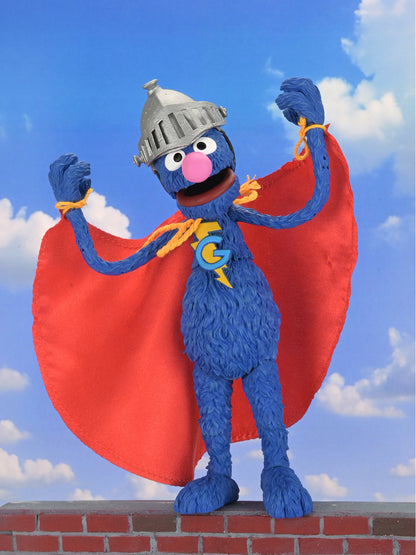 BUY NOW - SESAME STREET – ULTIMATE SUPER GROVER – 7″ SCALE ACTION FIGURE | NECAONLINE.COM.AU