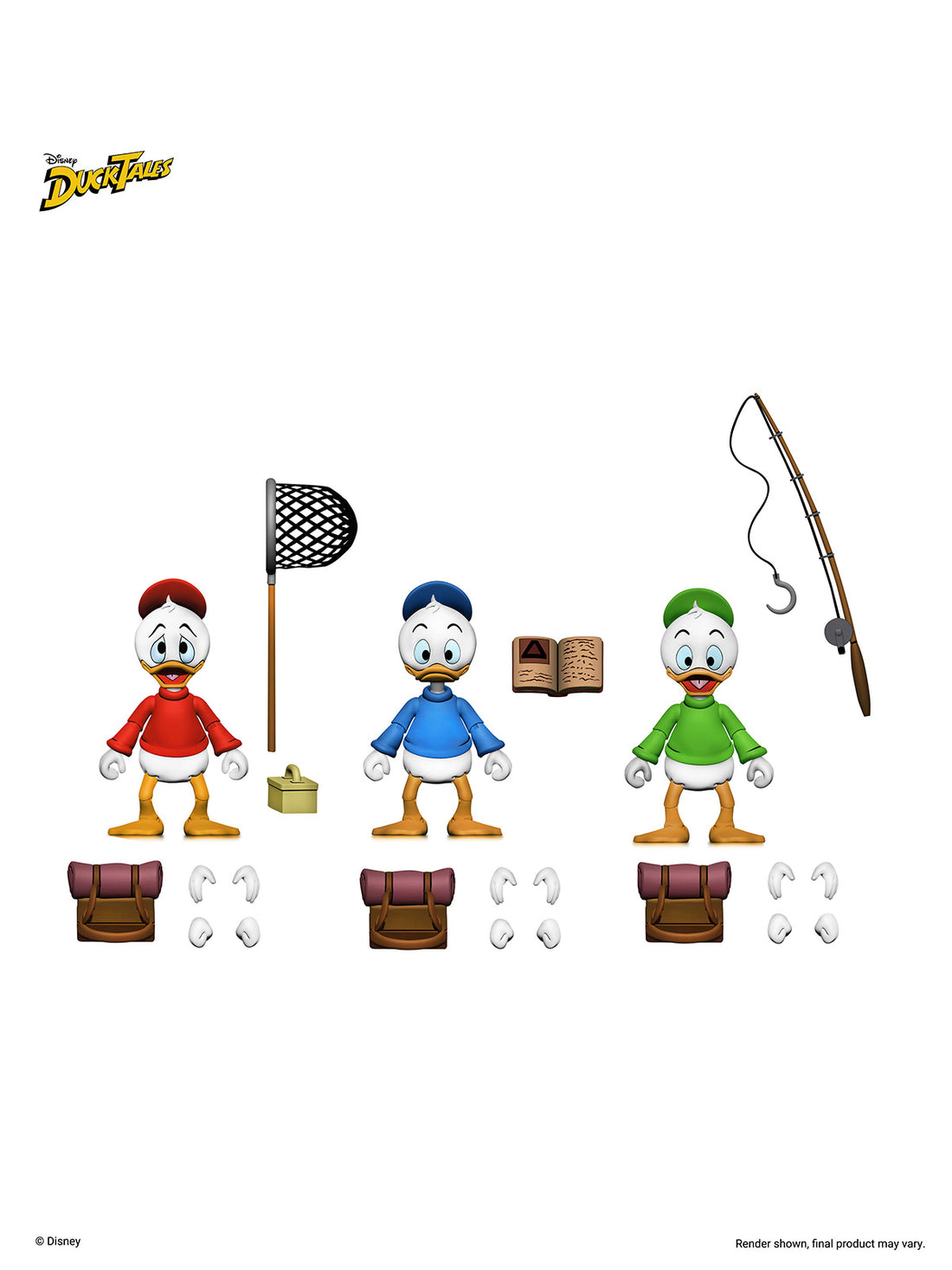 BUY NOW | DUCKTALES ULTIMATE HUEY, DUEY &amp; LOUIE 3-PACK – 7″ SCALE ACTION FIGURE | NECAONLINE.COM.AU