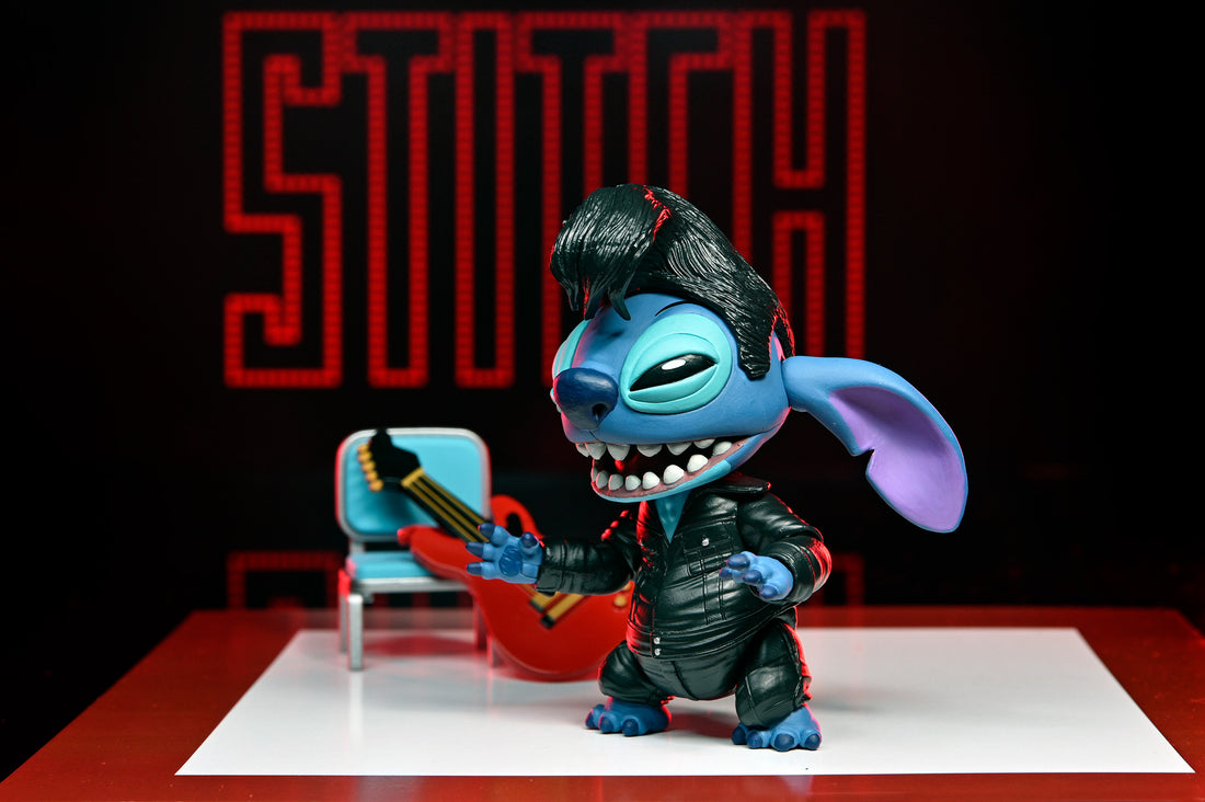BUY NOW - DISNEY LILO &amp; STITCH - ULTIMATE SINGER ELVIS STITCH 7&quot; SCALE ACTION FIGURE | NECAONLINE.COM.AU