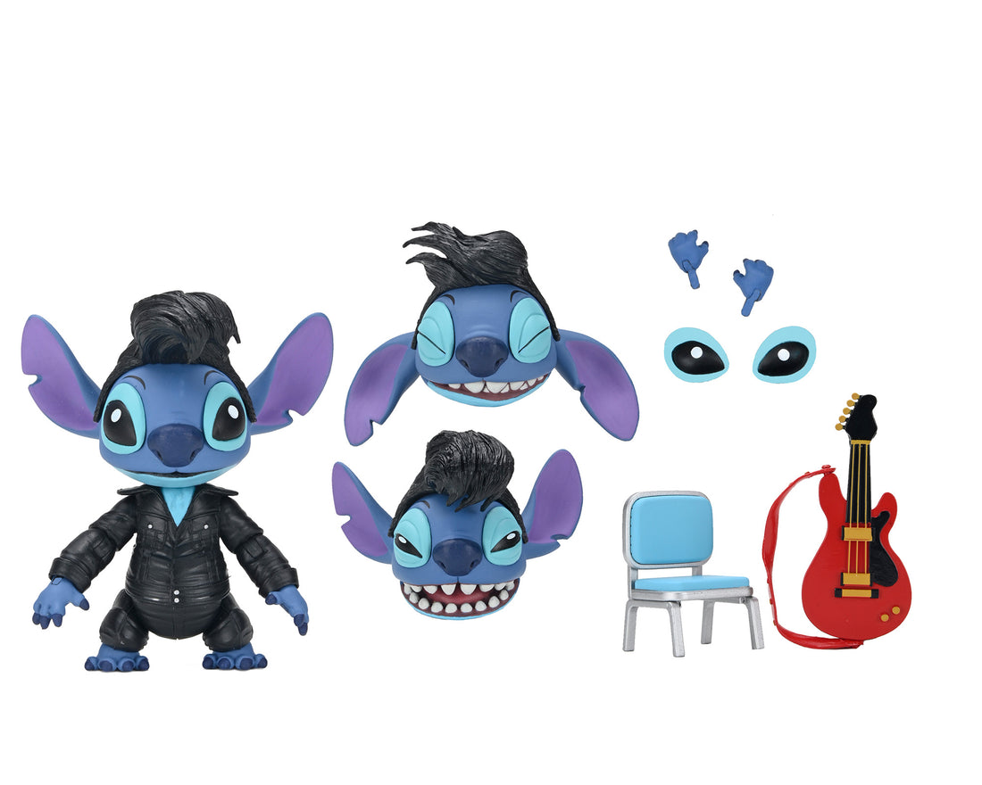 BUY NOW - DISNEY LILO &amp; STITCH - ULTIMATE SINGER ELVIS STITCH 7&quot; SCALE ACTION FIGURE | NECAONLINE.COM.AU