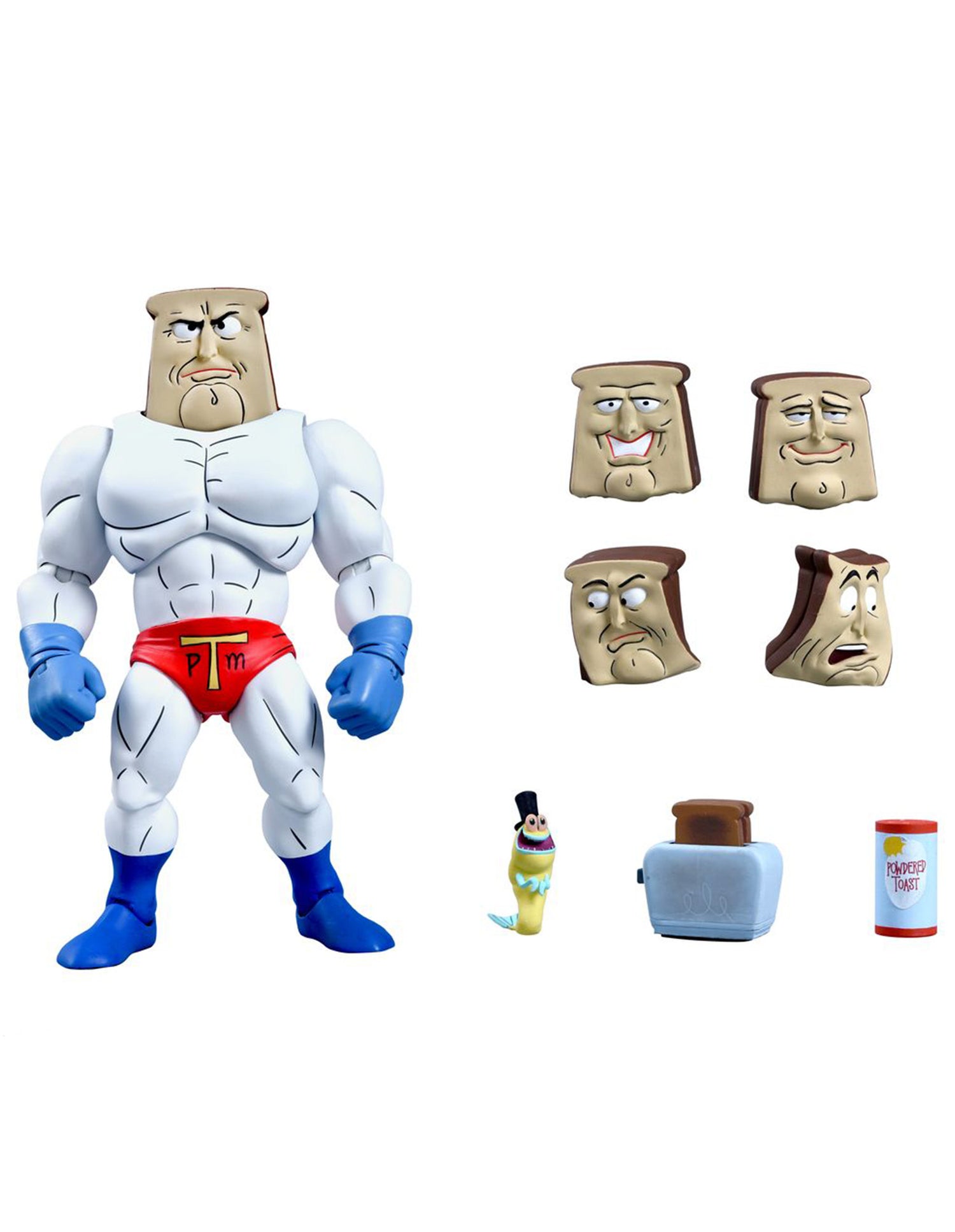 BUY NOW - THE REN &amp; STIMPY SHOW – ULTIMATE POWDERED TOAST MAN 7″ SCALE ACTION FIGURE | NECAONLINE.COM.AU