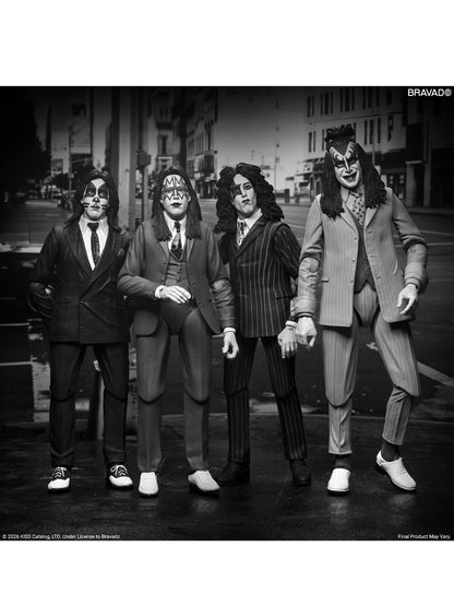 BUY NOW - KISS - DRESSED TO KILL ALBUM COVER 4 PACK - 7" SCALE ACTION FIGURES | NECAONLINE.COM.AU