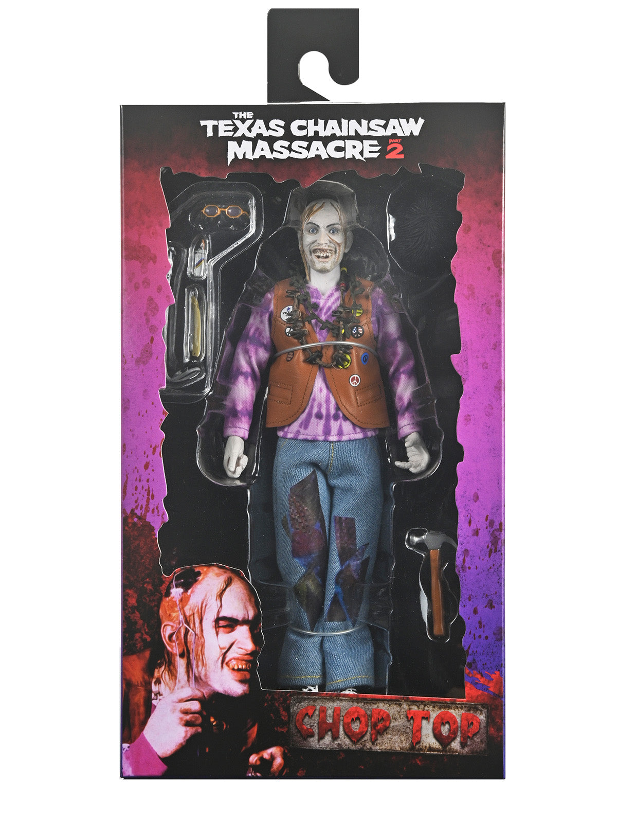 BUY NOW - TEXAS CHAINSAW MASSACRE 2 – CHOP TOP 8″ CLOTHED FIGURE | NECAONLINE.COM.AU