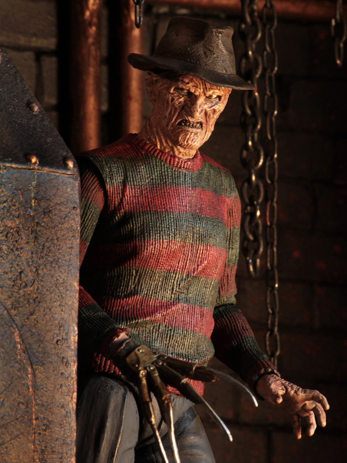 BUY NOW - NIGHTMARE ON ELM STREET ULTIMATE PART 2 FREDDY - 7&quot; SCALE ACTION FIGURE | NECAONLINE.COM.AU