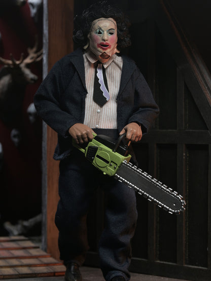 BUY NOW - TEXAS CHAINSAW MASSACRE LEATHERFACE WITH PRETTY WOMAN MASK – 8″ CLOTHED FIGURE | NECAONLINE.COM.AU
