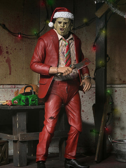 BUY NOW - TEXAS CHAINSAW MASSACRE ULTIMATE SANTA LEATHERFACE – 7″ SCALE ACTION FIGURE | NECAONLINE.COM.AU