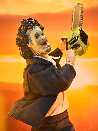 BUY NOW - TEXAS CHAINSAW MASSACRE - LEATHERFACE (PRETTY WOMAN MASK) 50TH ANNIVERSARY 8&quot; CLOTHED ACTION FIGURE | NECAONLINE AU