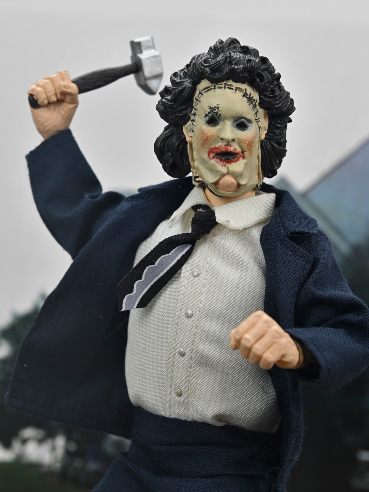 BUY NOW - TEXAS CHAINSAW MASSACRE - LEATHERFACE (PRETTY WOMAN MASK) 50TH ANNIVERSARY 8&quot; CLOTHED ACTION FIGURE | NECAONLINE AU