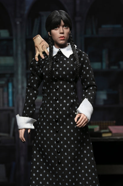WEDNESDAY – WEDNESDAY ADDAMS (CLASSIC DRESS) 8″ CLOTHED ACTION FIGURE