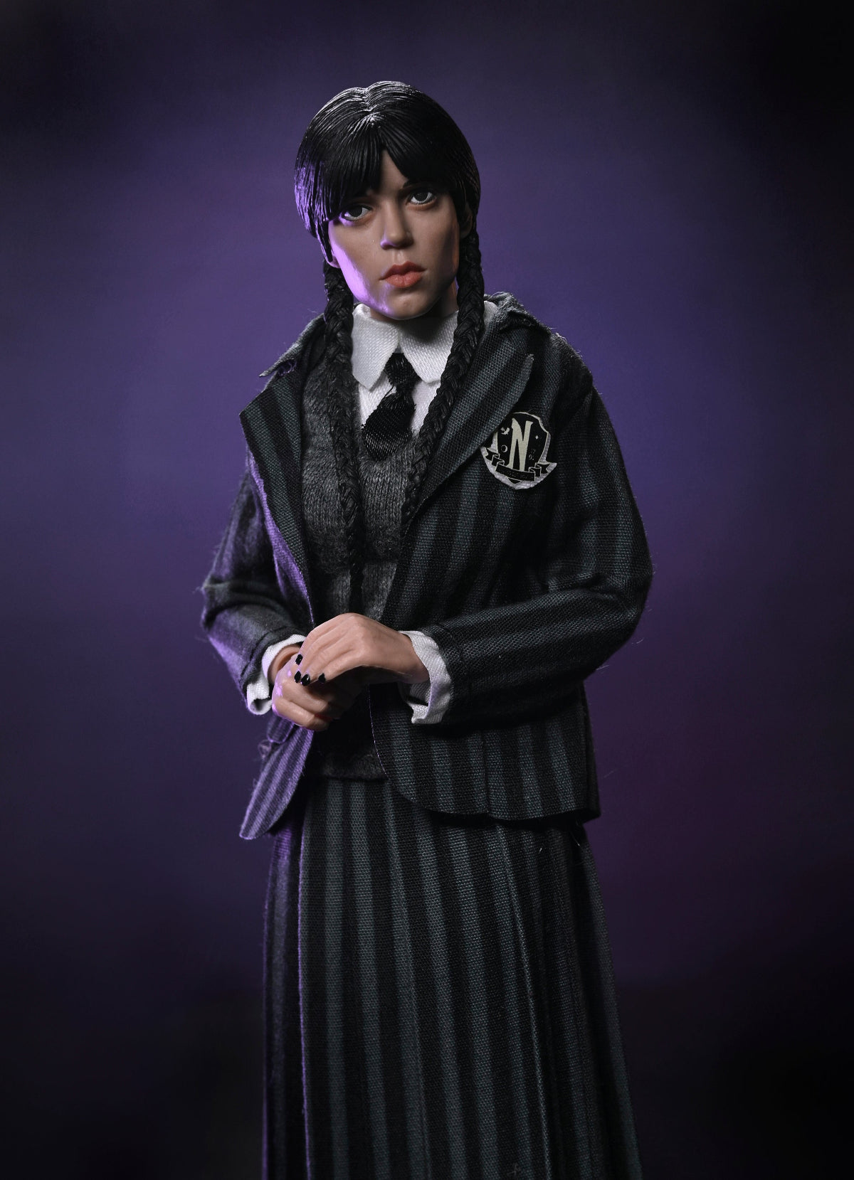 BUY NOW - WEDNESDAY – WEDNESDAY ADDAMS (NEVERMORE UNIFORM) AND ENID 2 PACK – 8″ CLOTHED ACTION FIGURE | NECAONLINE.COM.AU