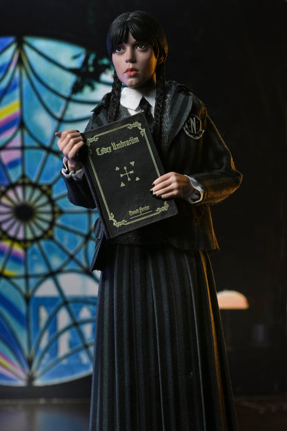BUY NOW - WEDNESDAY – WEDNESDAY ADDAMS (NEVERMORE UNIFORM) AND ENID 2 PACK – 8″ CLOTHED ACTION FIGURE | NECAONLINE.COM.AU