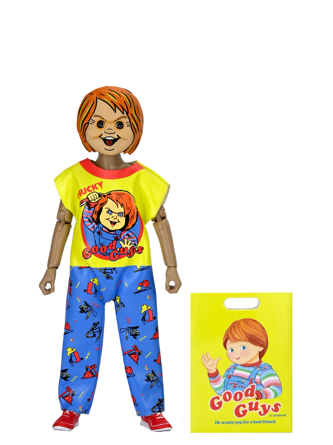 BUY NOW - BEN COOPER X CHILD’S PLAY 2 6″ CLOTHED FIGURE – CHUCKY COSTUME FIGURE | NECAONLINE.COM.AU