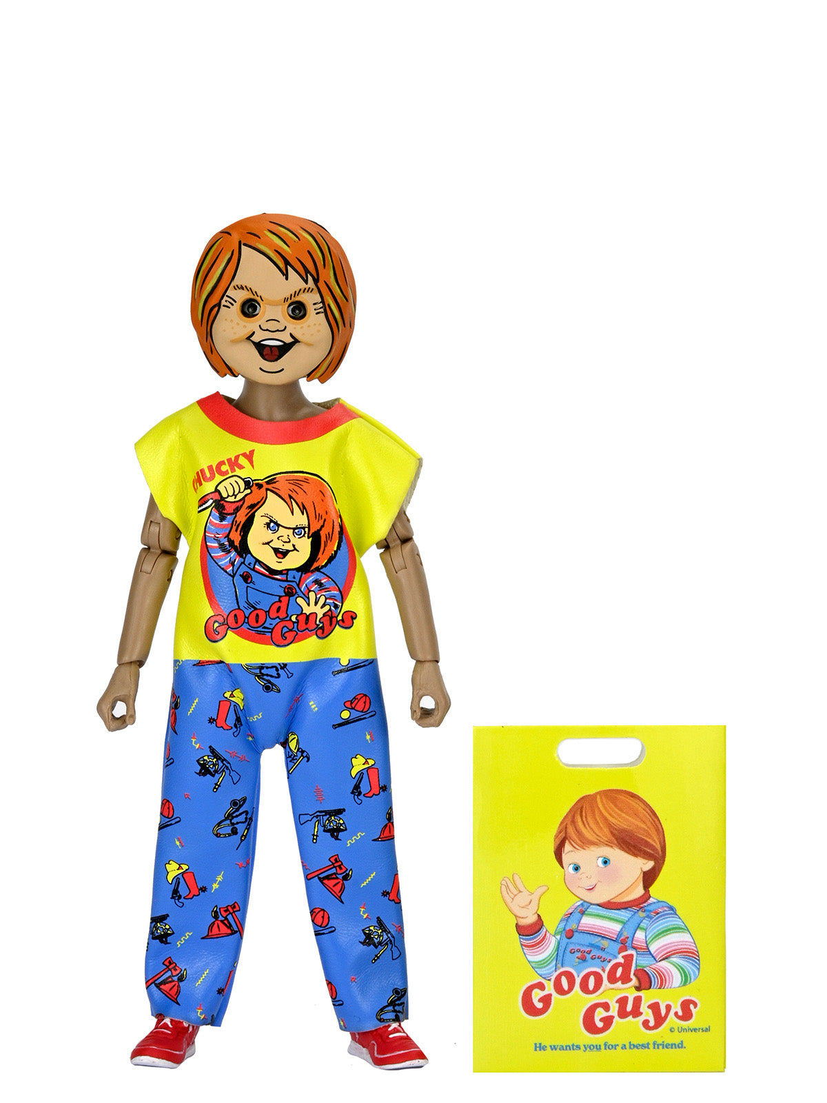 BUY NOW - BEN COOPER X CHILD’S PLAY 2 6″ CLOTHED FIGURE – CHUCKY COSTUME FIGURE | NECAONLINE.COM.AU
